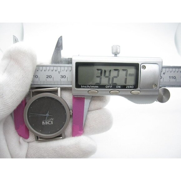 Men's MCI Telecommunications Quartz WR Analog Dial Causal Round Watch (E141) - Picture 2 of 12